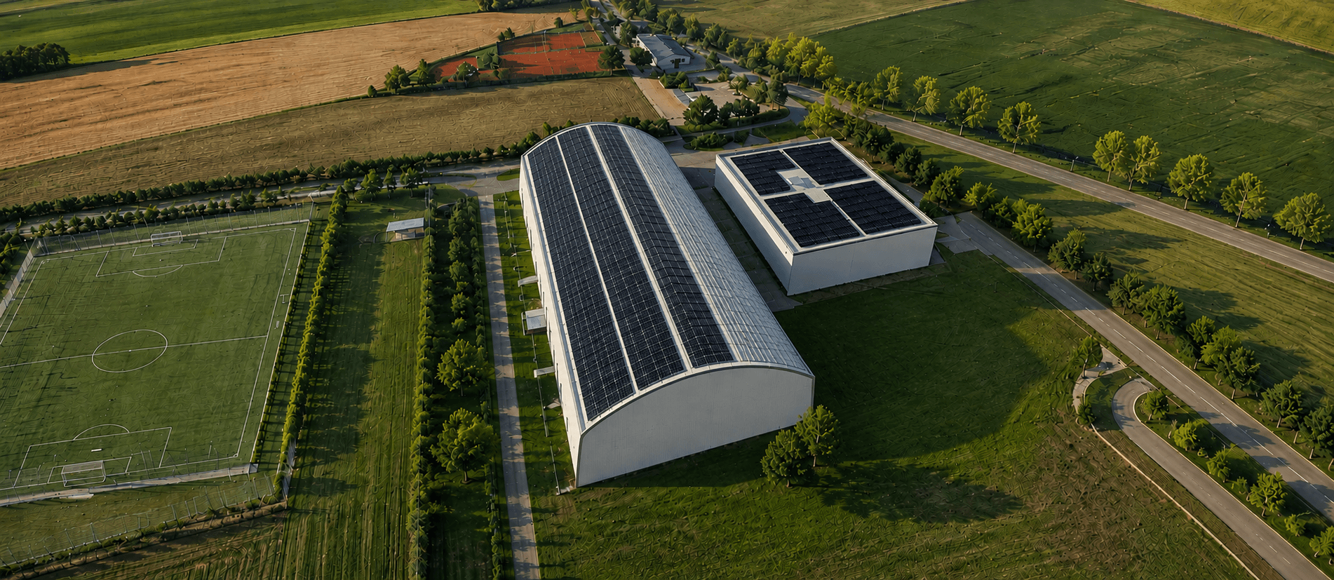 Visualisierung der geplanten Anlage an der Tennishalle Grenzach-Wyhlen